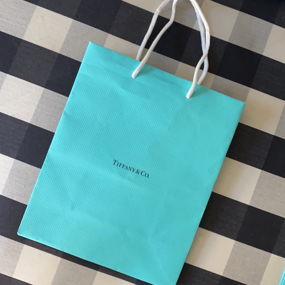 Tiffany Shopping Bag 10” x 8” new!